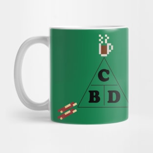 CBD Coffee Bacon Donut Trinity Mug